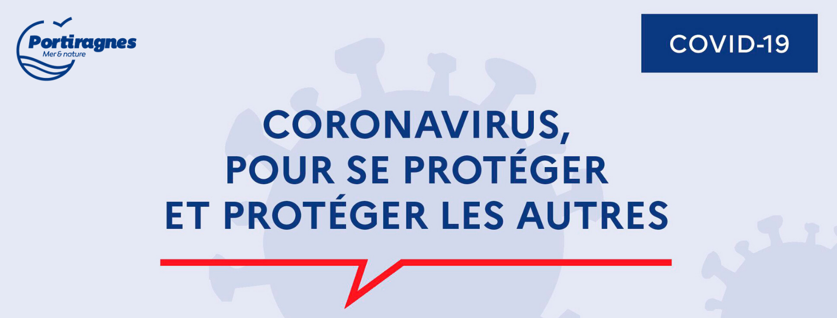 Lire la suite à propos de l’article COMMUNIQUE – Ville de PORTIRAGNES – Hôtel de ville – Information – Coronavirus / Covid-19.