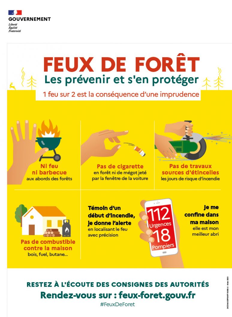 You are currently viewing Feu de forêt – Adoptez les bons gestes