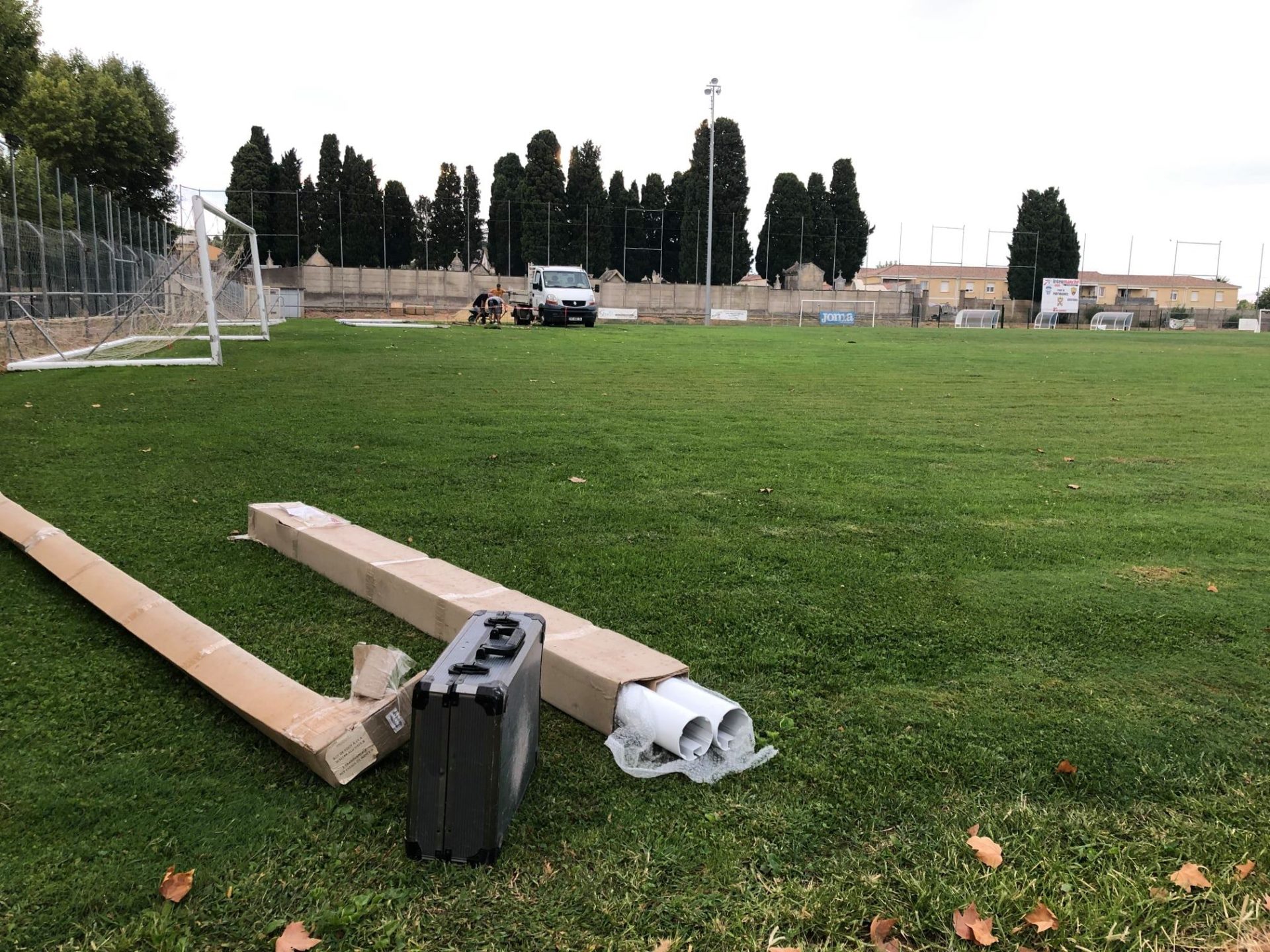 You are currently viewing Travaux stade municipal