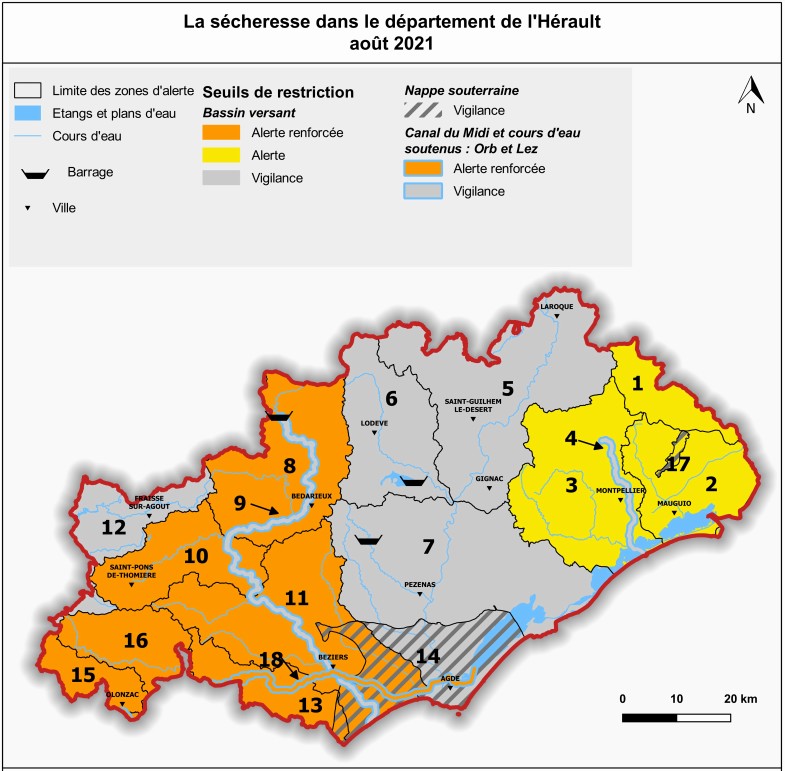 Lire la suite à propos de l’article Sécheresse : mesures de restrictions renforcées