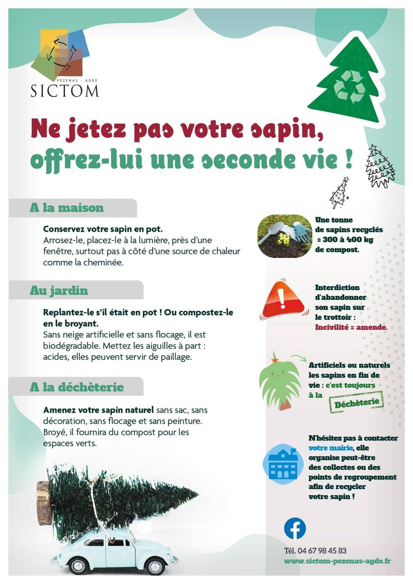 Lire la suite à propos de l’article Ne jetez pas votre sapin, offrez-lui une seconde vie