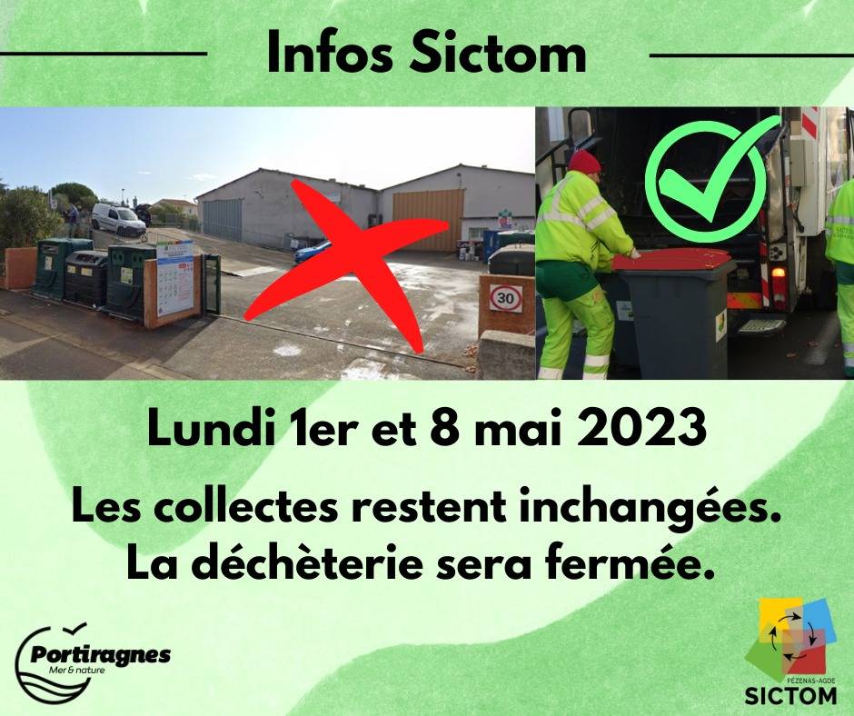 Lire la suite à propos de l’article 𝗜𝗡𝗙𝗢𝗦 𝗦𝗜𝗖𝗧𝗢𝗠 I 𝗖𝗼𝗹𝗹𝗲𝗰𝘁𝗲𝘀 𝗲𝘁 𝗱é𝗰𝗵è𝘁𝗲𝗿𝗶𝗲, 𝗹𝘂𝗻𝗱𝗶 𝟭𝗲𝗿 𝗲𝘁 𝟴 𝗺𝗮𝗶 𝟮𝟬𝟮𝟯