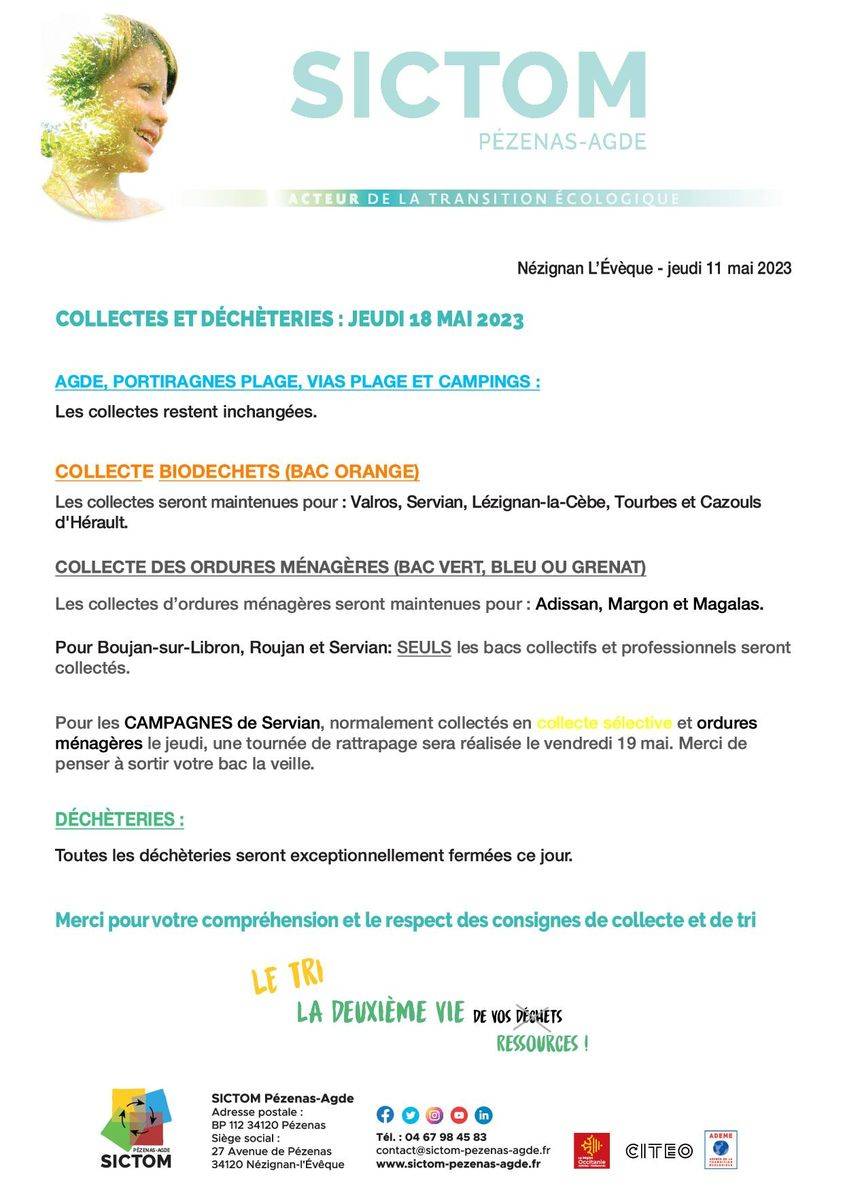 Lire la suite à propos de l’article 𝗜𝗡𝗙𝗢𝗦 𝗦𝗜𝗖𝗧𝗢𝗠 I 𝗖𝗼𝗹𝗹𝗲𝗰𝘁𝗲𝘀 𝗲𝘁 𝗱é𝗰𝗵è𝘁𝗲𝗿𝗶𝗲, 𝗷𝗲𝘂𝗱𝗶 𝟭𝟴 𝗺𝗮𝗶 𝟮𝟬𝟮𝟯