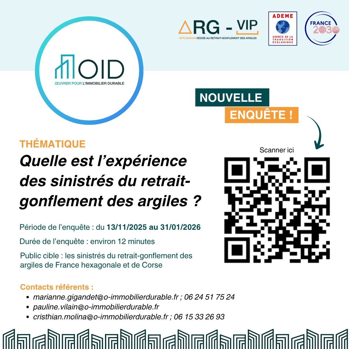 You are currently viewing Enquête à destination des sinistrés du retrait-gonflement des argiles