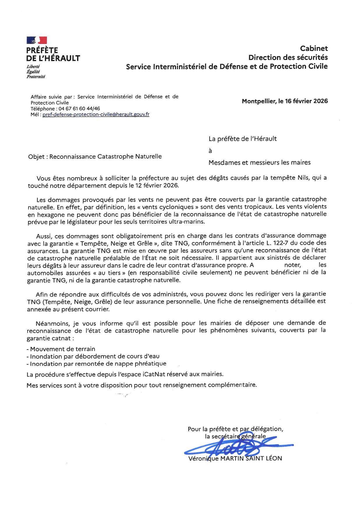 You are currently viewing 𝗜𝗡𝗙𝗢𝗥𝗠𝗔𝗧𝗜𝗢𝗡 I  Tempête Nils – Pas de reconnaissance en « catastrophe naturelle »