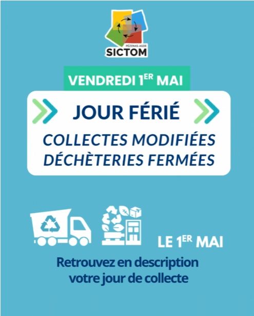 Lire la suite à propos de l’article 𝗖𝗢𝗟𝗟𝗘𝗖𝗧𝗘𝗦 & 𝗗É𝗖𝗛È𝗧𝗘𝗥𝗜𝗘𝗦 I INFO 1er MAI