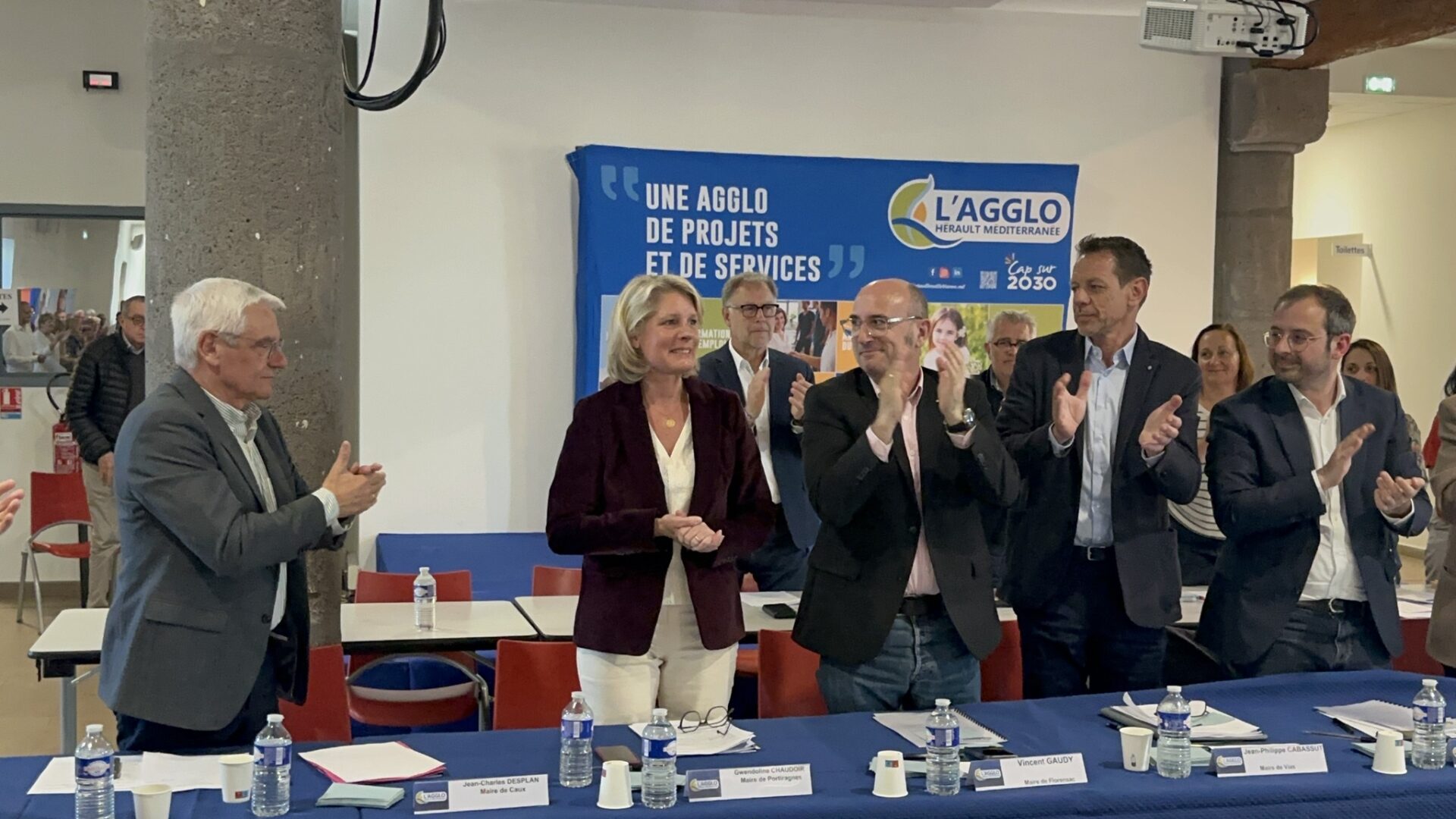 You are currently viewing 𝗔𝗖𝗧𝗨&rsquo;𝗔𝗚𝗚𝗟𝗢 – Madame Gwendoline Chaudoir, maire de Portiragnes, a été élue Présidente de la CAHM